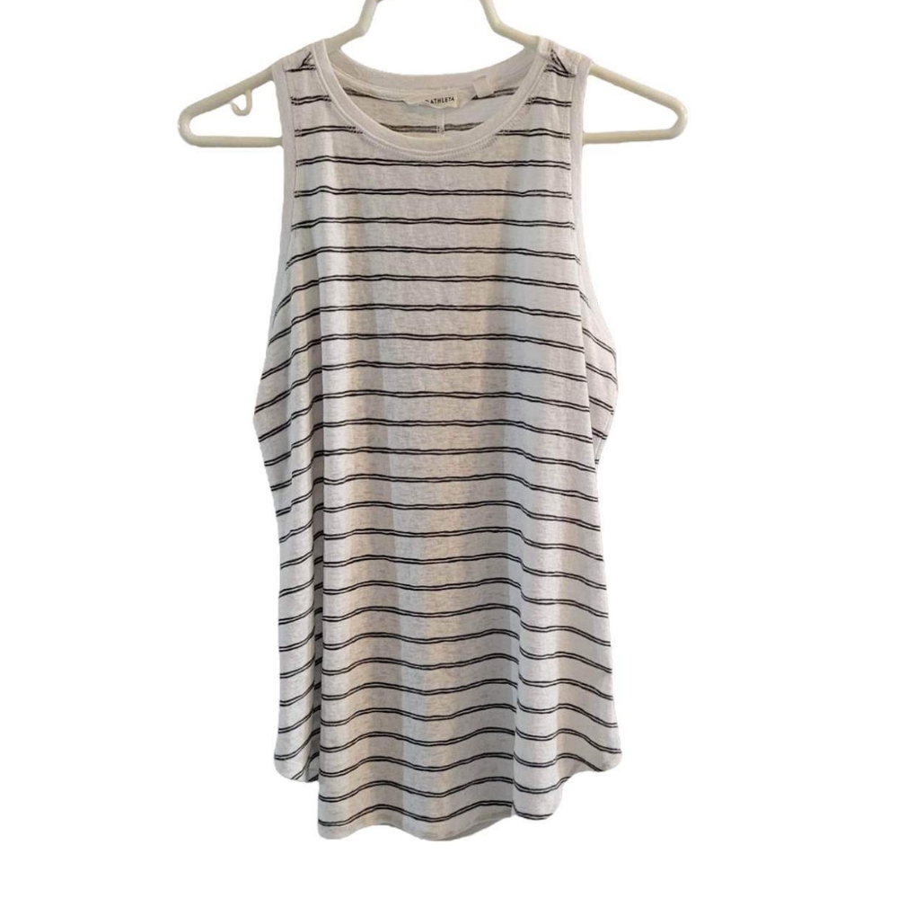 Athleta Striped Tank Top Size Small